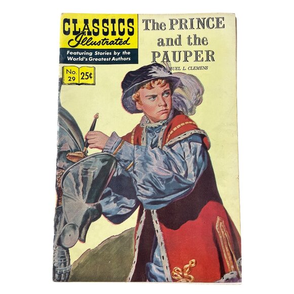 Classics Illustrated #29 The Prince And The Pauper 1970 Fully Bagged Boarded - Picture 1 of 6